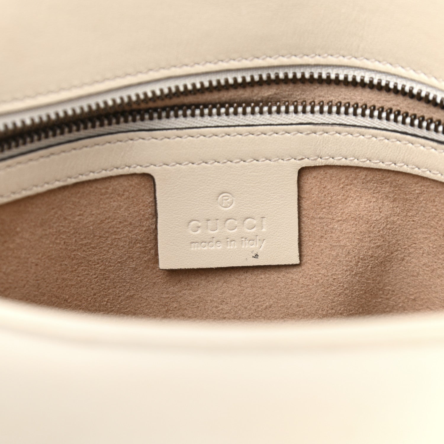 Gucci Calfskin Matelasse Small GG Marmont Shoulder Bag White 6 of 12