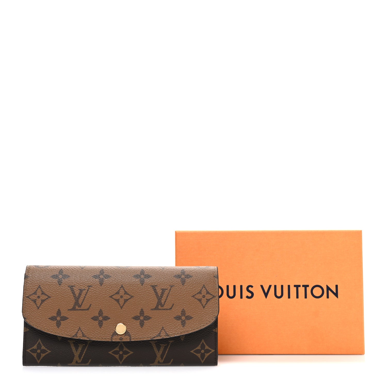 Louis Vuitton Reverse Monogram Emilie Wallet 7 of 7