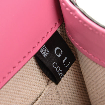 Gucci Knight Calfskin Small GG Marmont Chain Handle Bag Pink Tropical Flower 7 of 7