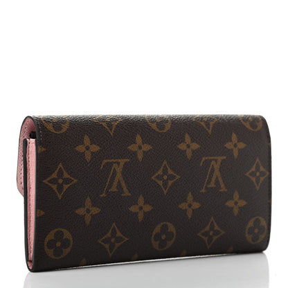 Louis Vuitton Monogram Emilie Wallet Rose Ballerine 3 of 7