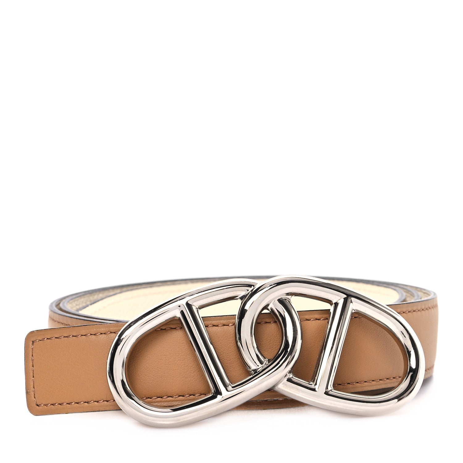 Hermes Epsom Swift 24mm Escale Belt 85 34 Craie Biscuit 1 of 5