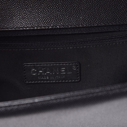 Chanel Caviar Quilted New Medium Boy Flap Black 6 of 12