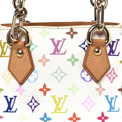 Louis Vuitton Monogram Multicolor Audra White 8 of 10