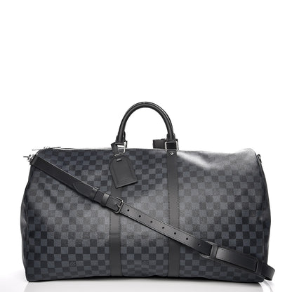 Louis Vuitton Damier Cobalt Keepall Bandouliere 55 1 of 7