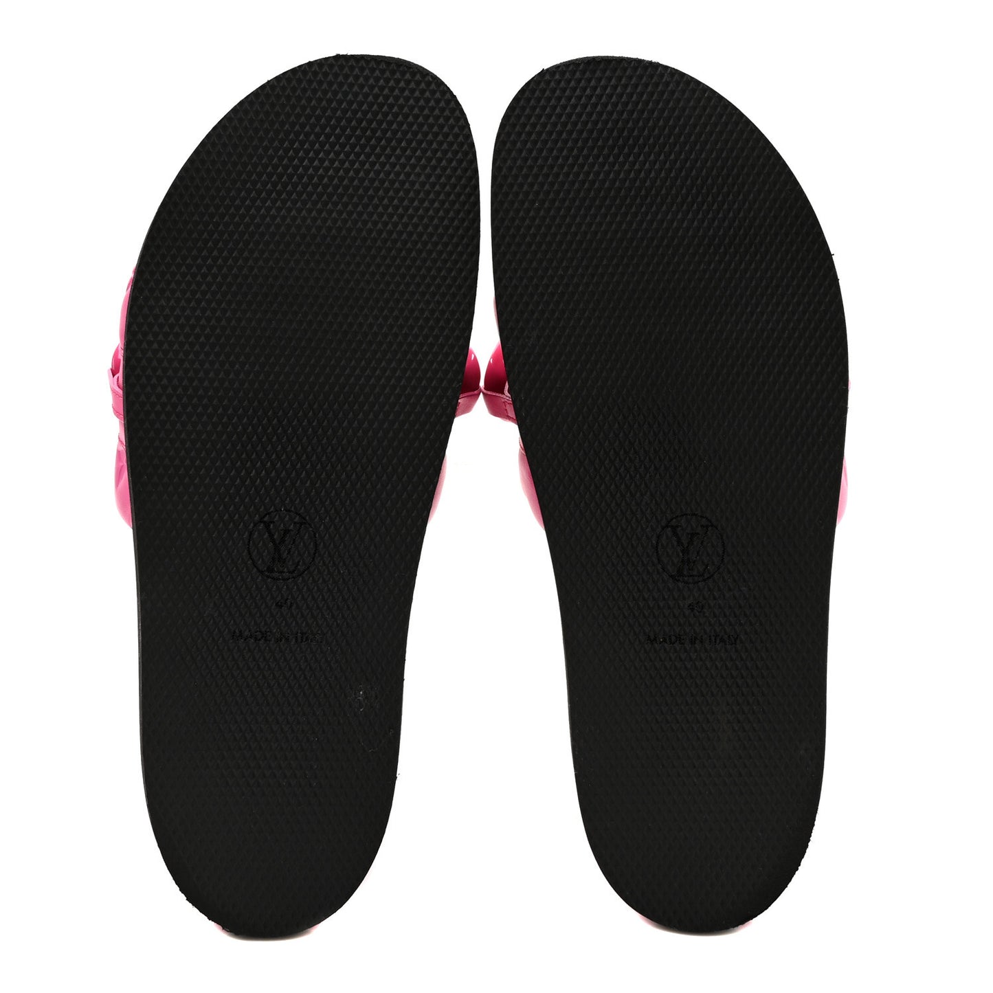 Calfskin Embossed Monogram Sunset Flat Comfort Mule 40 Rose Pop
