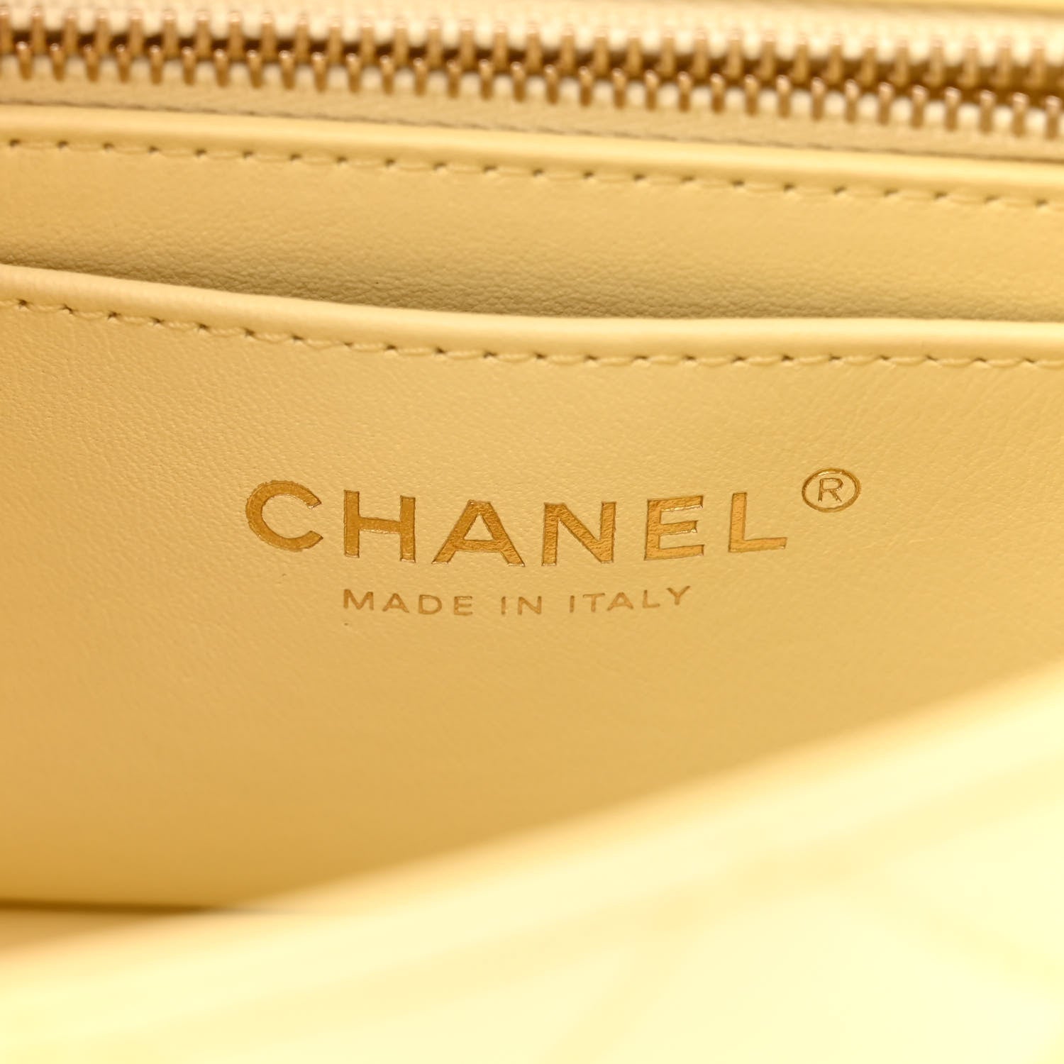 Chanel Lambskin Quilted Mini Rectangular Sweet Camellia Flap Yellow 6 of 10