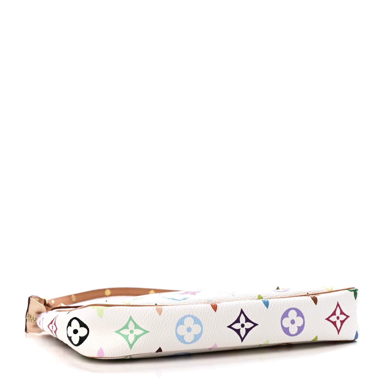 Louis Vuitton Monogram Multicolor Pochette Accessories White 3 of 4
