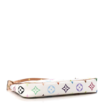 Louis Vuitton Monogram Multicolor Pochette Accessories White 3 of 4