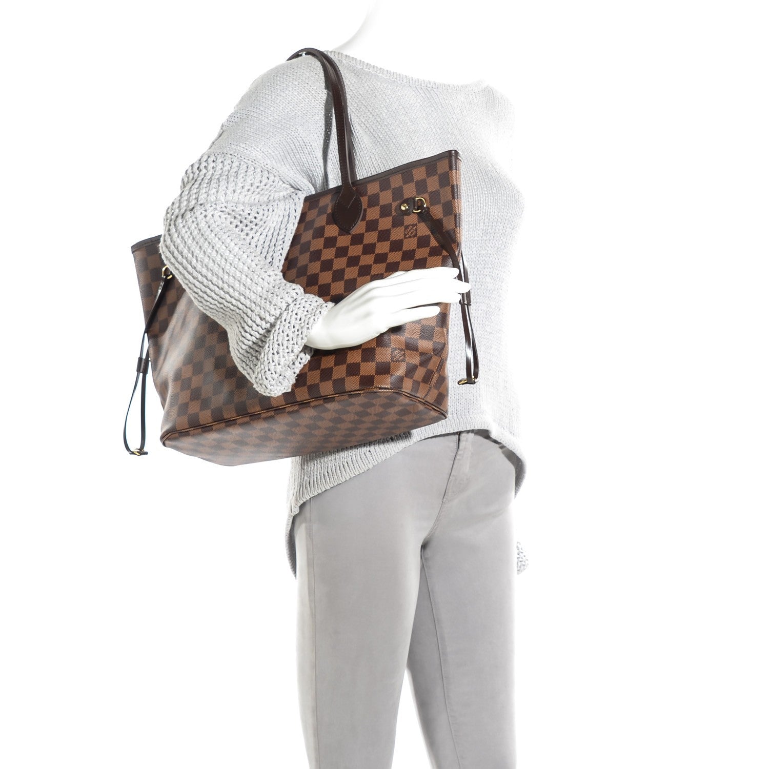 Louis Vuitton Damier Ebene Neo Neverfull MM 2 of 8