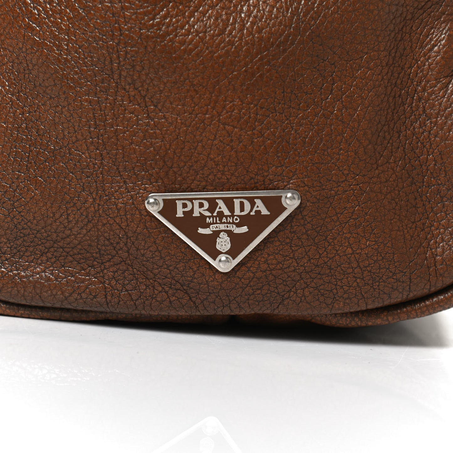 Vitello Daino Top Handle Tote Brown