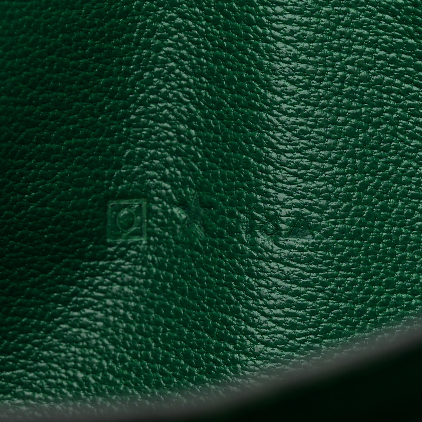 Shiny Alligator Azap Wallet Vert Emeraude