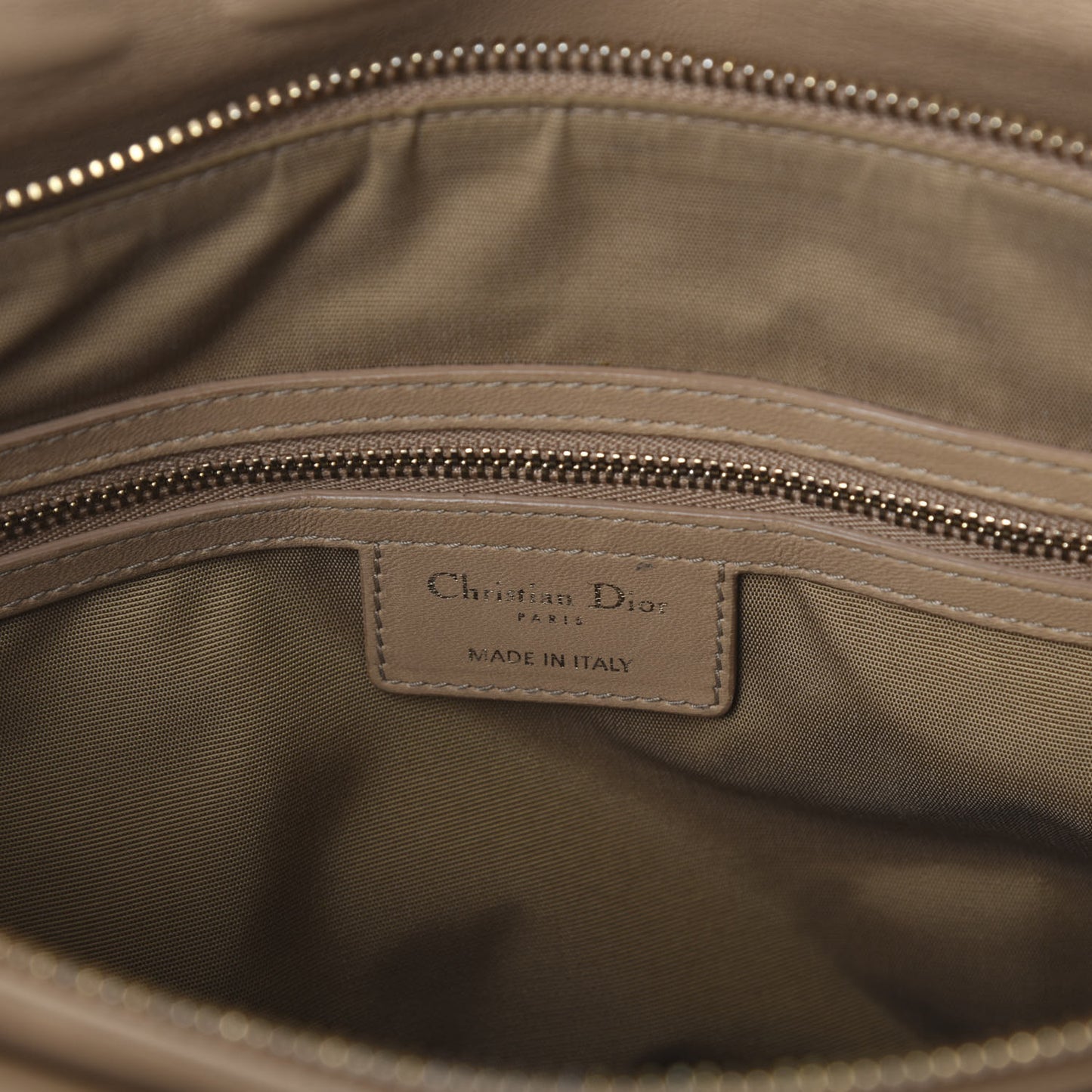 Lambskin Cannage Medium Granville Tote Beige