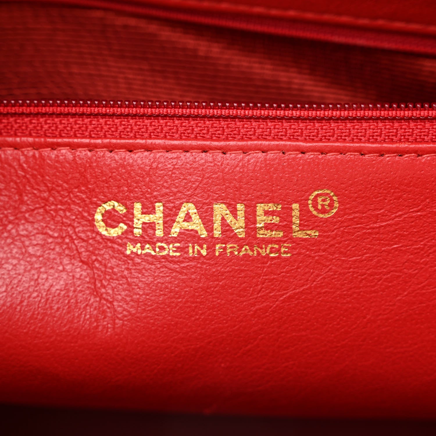 Chanel Caviar Quilted Medallion Tote Red 5 of 9