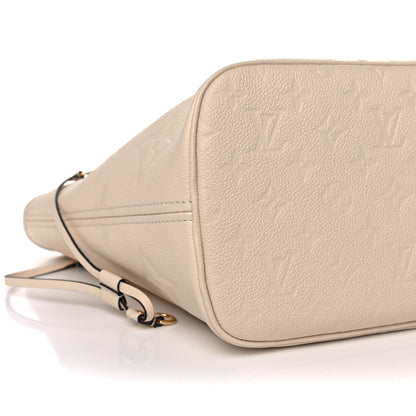 Louis Vuitton Empreinte Monogram Giant Neverfull MM Cream 8 of 9