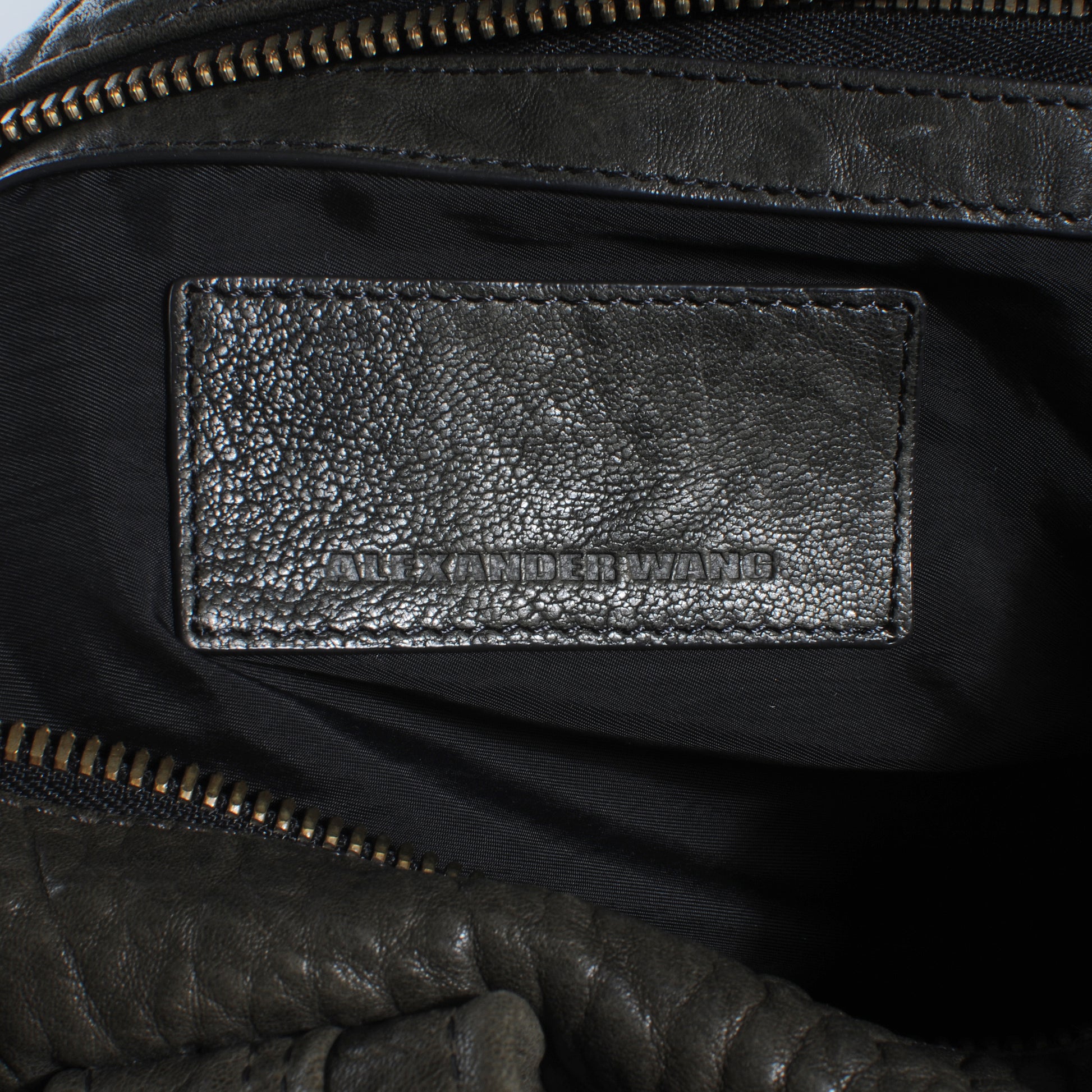 Alexander Wang Leather Rocco Duffel Smoke 5 of 6