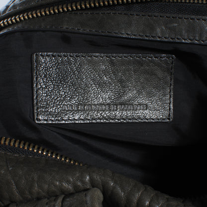 Alexander Wang Leather Rocco Duffel Smoke 5 of 6