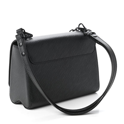 Louis Vuitton Epi Twist Shoulder Bag MM Matte Black 3 of 10