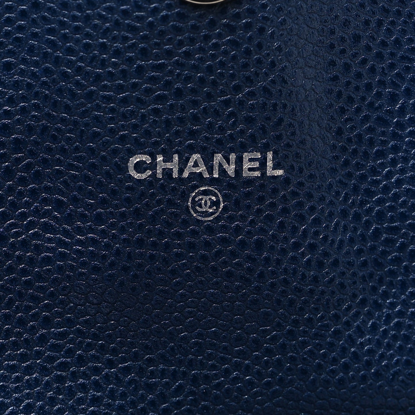 Caviar Half Moon Wallet On Chain WOC Navy