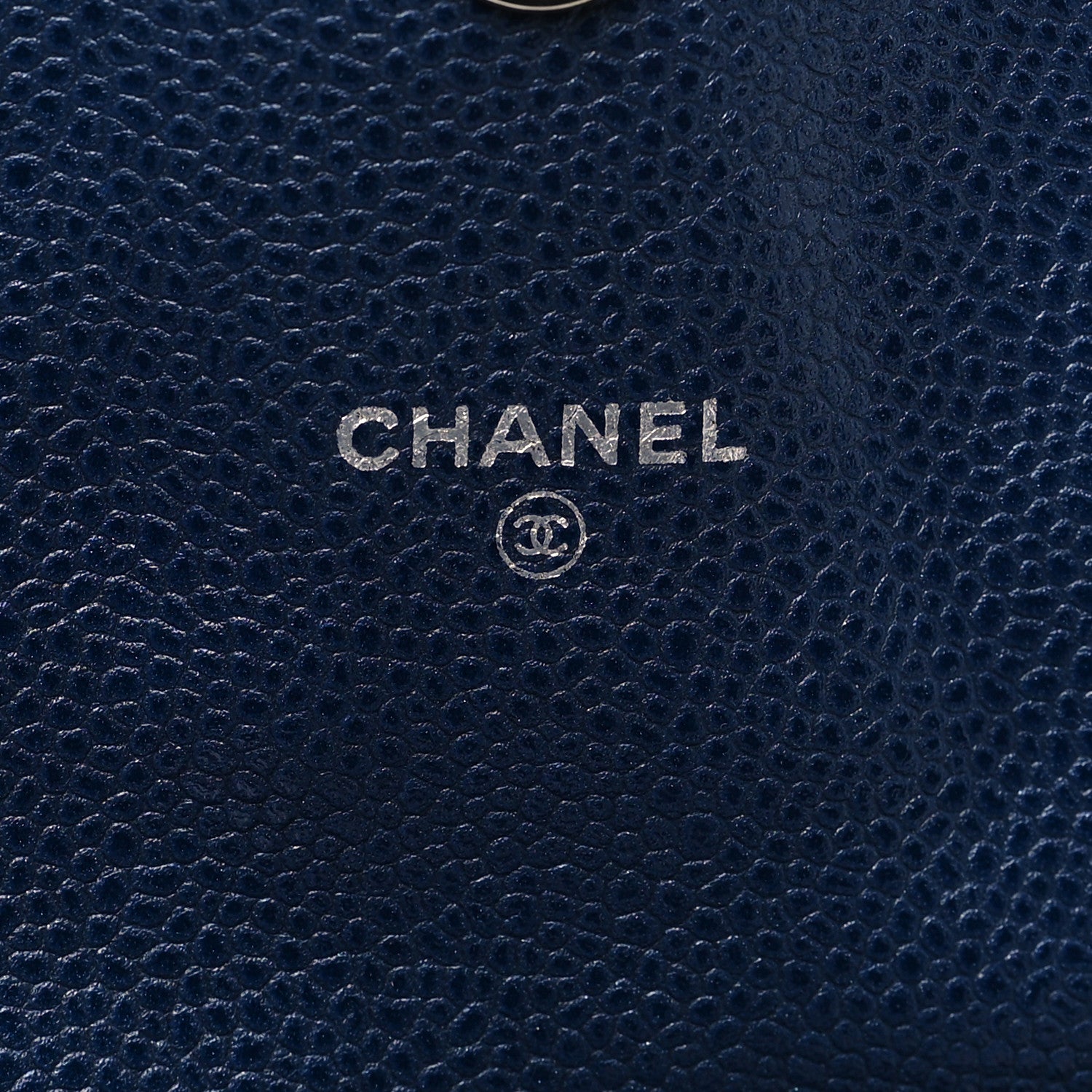 Chanel Caviar Half Moon Wallet On Chain WOC Navy 6 of 11