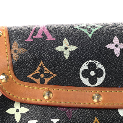 Louis Vuitton Monogram Multicolor Sologne Black 9 of 13