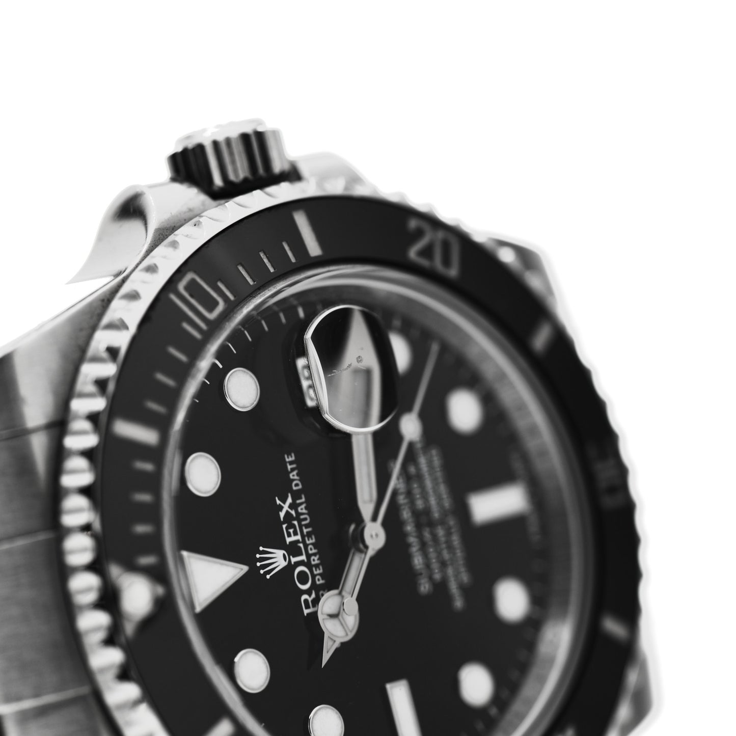 Stainless Steel 40mm Oyster Perpetual Submariner Date Watch Black 116610LN