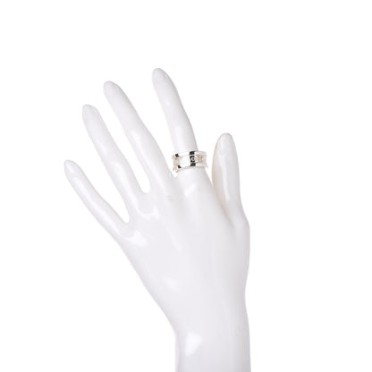 Tiffany Sterling Silver 1837 Elements Ring 54 7 2 of 6