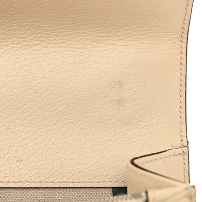 Gucci Textured Calfskin Crystal Small Dionysus Shoulder Bag Mystic White 11 of 16