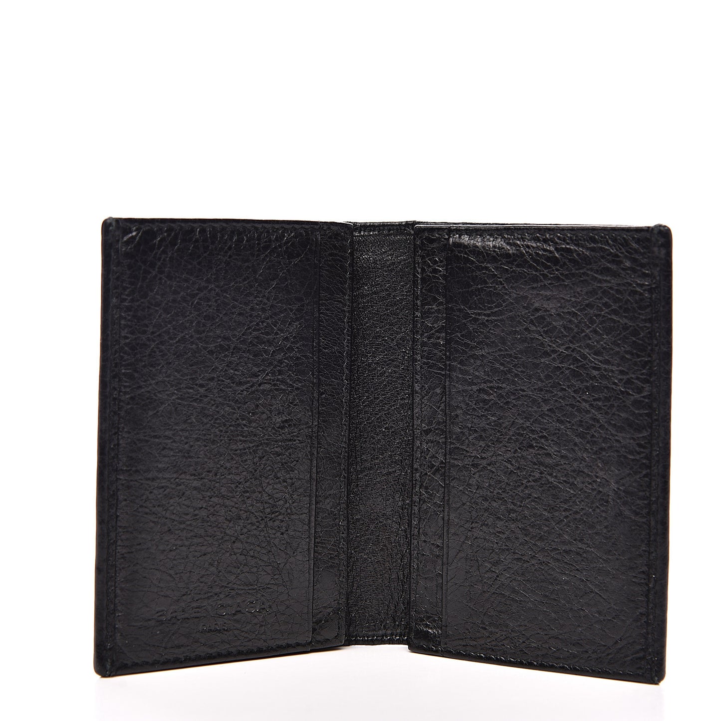 Agneau Giant 12 Gold Hardware Card Case Black