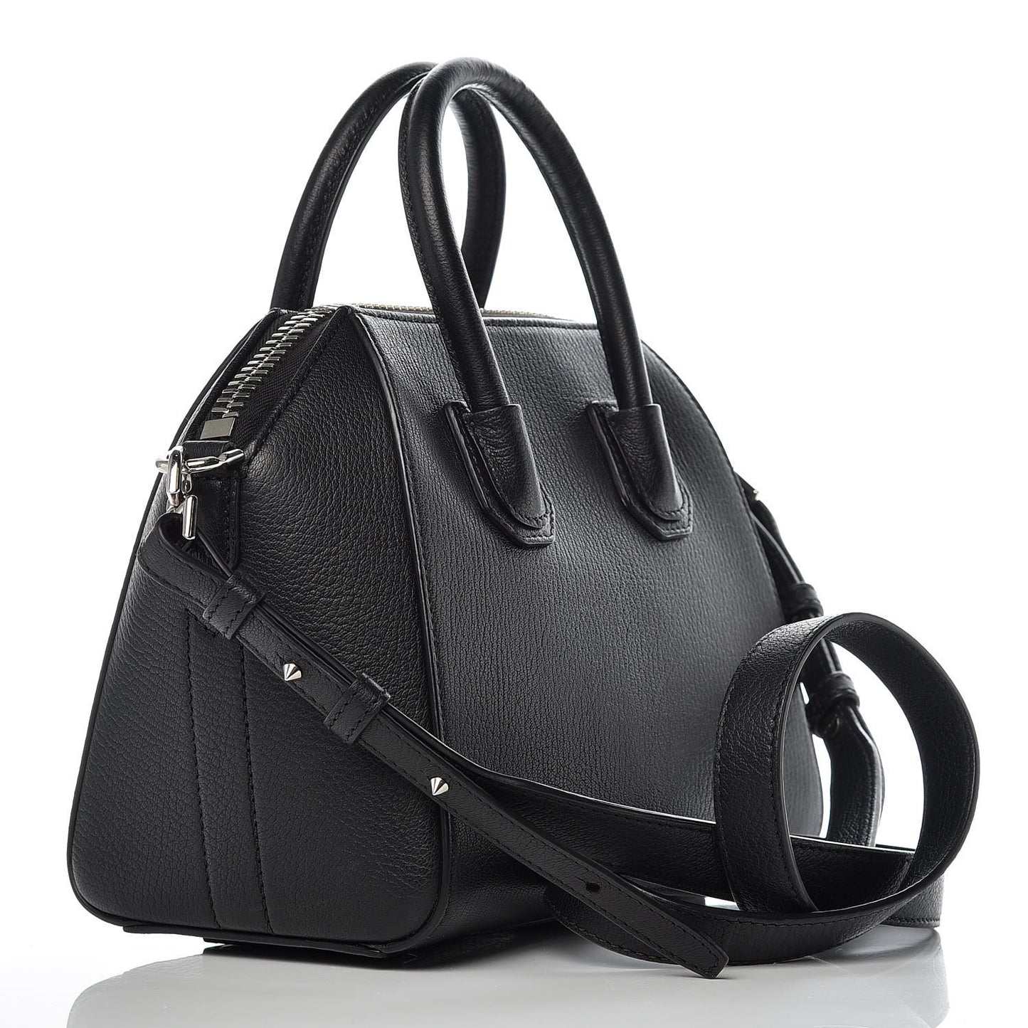 Sugar Goatskin Mini Antigona Black