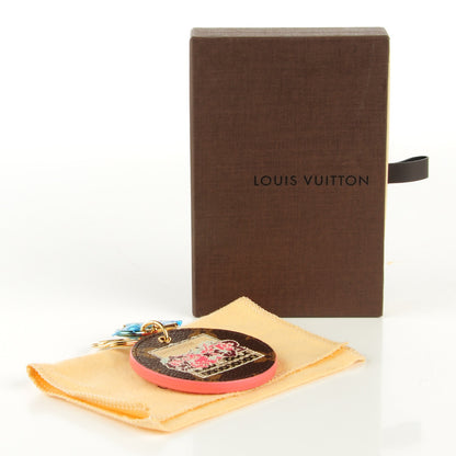 Louis Vuitton Monogram Illustre Posies Bag Charm 3 of 5