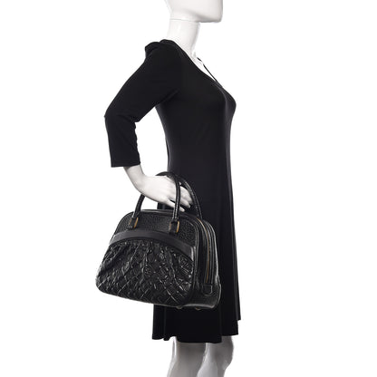 Louis Vuitton Lambskin Vienna Mizi Black 2 of 9