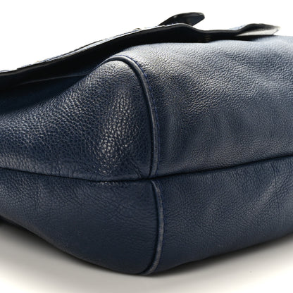 Gucci Calfskin Large Techno Horsebit Flap Blue 8 of 9