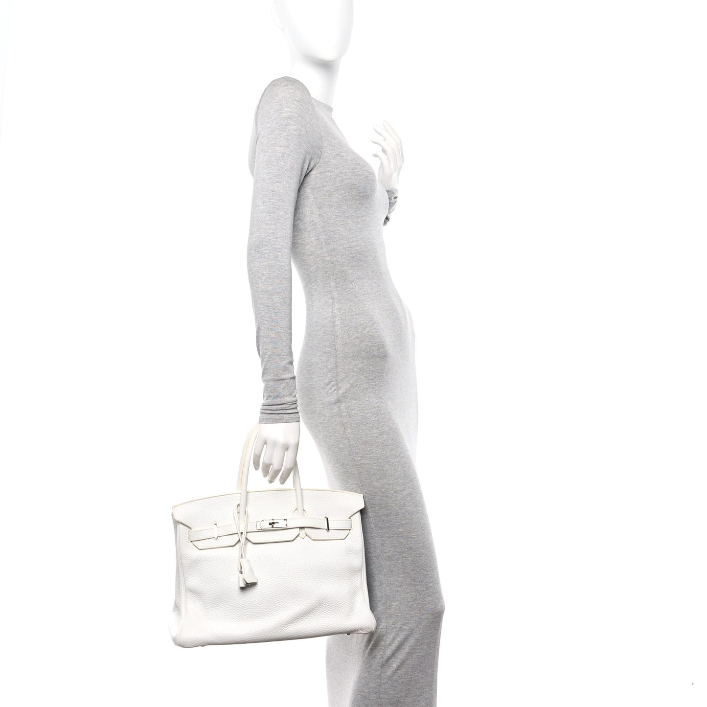 Taurillon Clemence BIRKIN 35 White