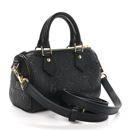 Louis Vuitton Empreinte Monogram Nano Speedy Black 3 of 9