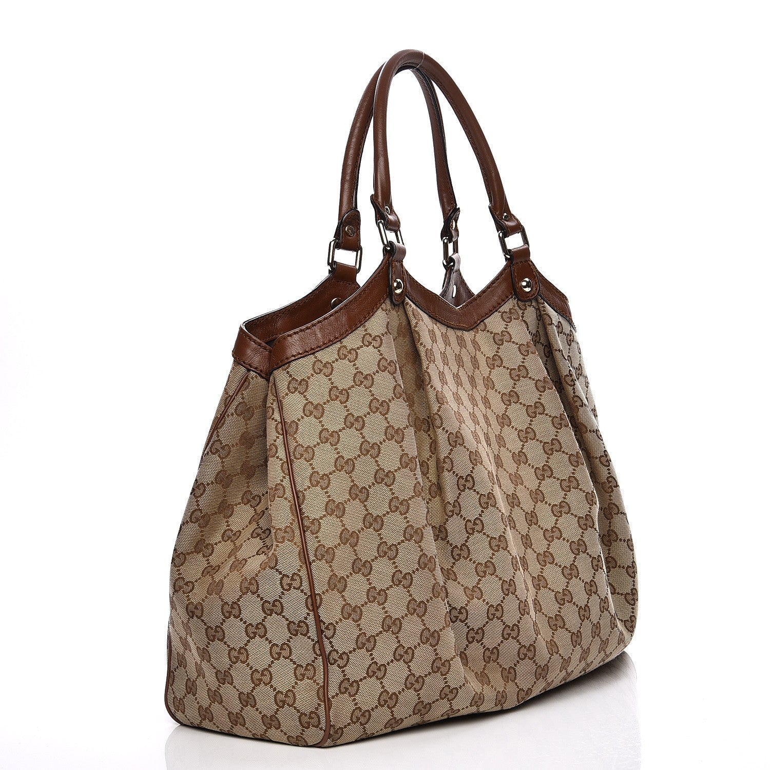 Gucci Monogram Large Sukey Tote Brown 3 of 11