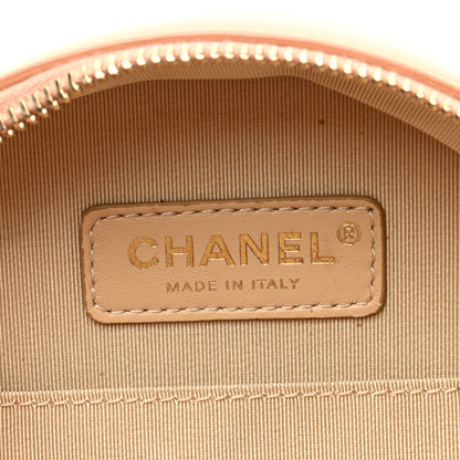 Chanel Glazed Calfskin Round As Earth Evening Bag Beige 6 of 11