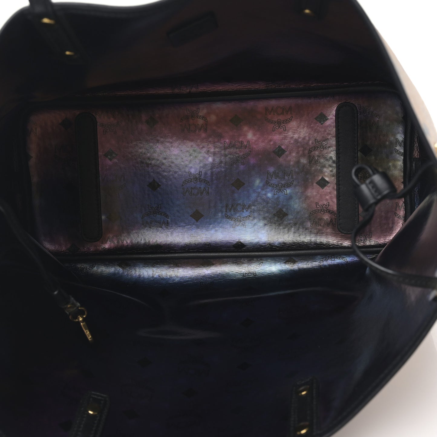 Visetos Medium Project Reversible Shopper Tote Cognac