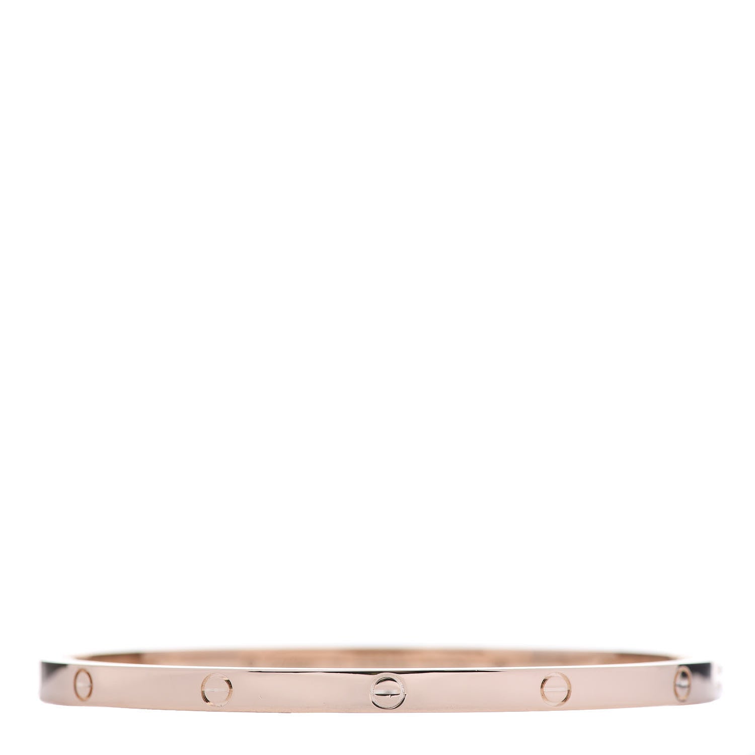 Cartier 18K Pink Gold Small LOVE Bracelet 17 1 of 5