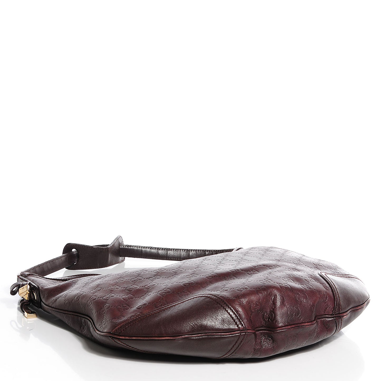 Guccissima Large Princy Hobo Dark Brown