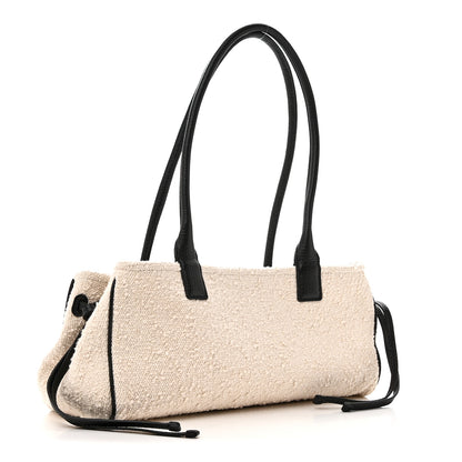Chanel Grained Calfskin Boucle Urban Essentials Small Shopping Bag Black Ivory 3 of 10
