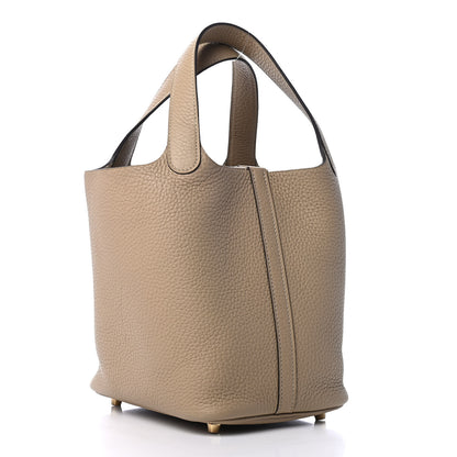 Hermes Taurillon Clemence Picotin Lock 18 PM Trench 1 of 4