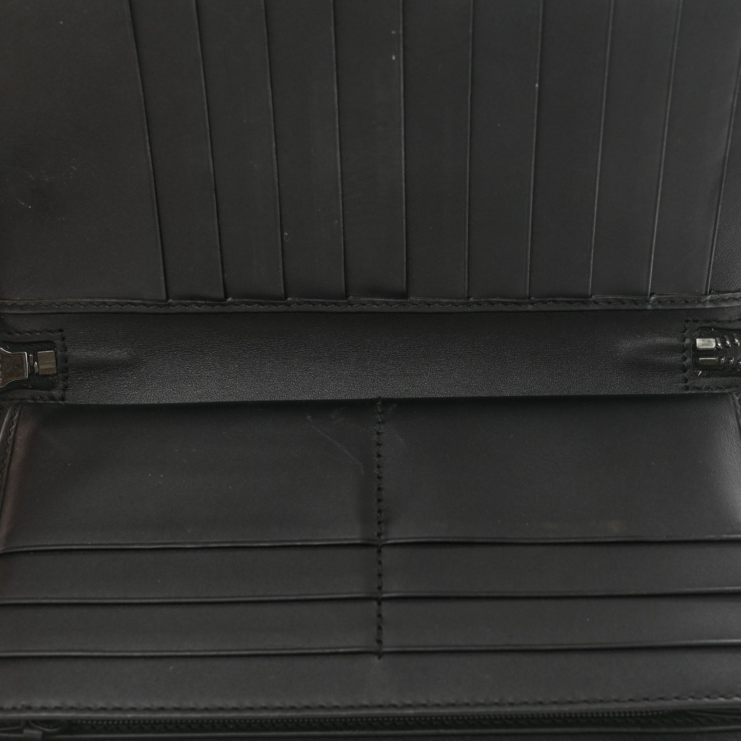 GG Supreme Monogram Zip Around Wallet