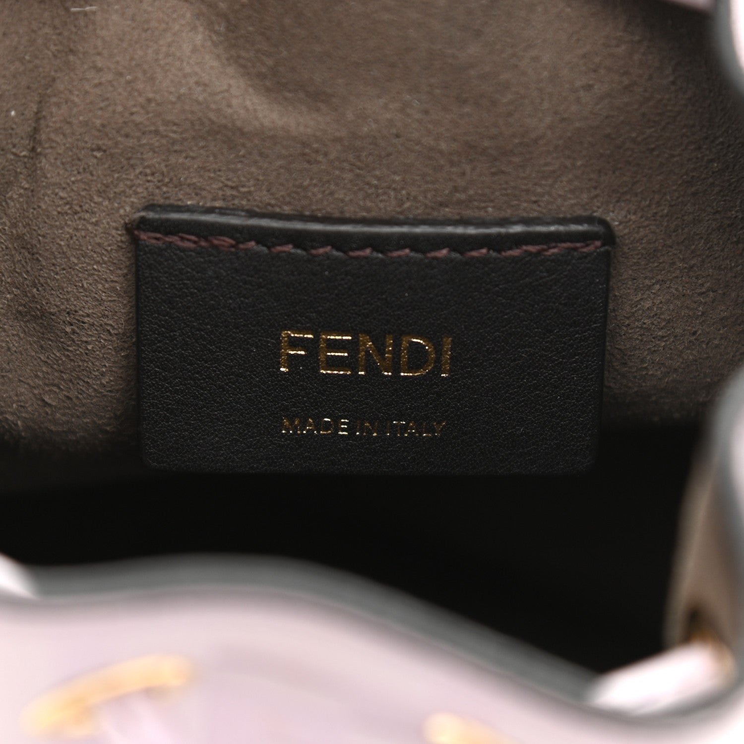 Fendi Vitello Termosport F is Fendi FF 1974 Embossed Mini Mon Tresor Bucket Bag Anemone 6 of 11