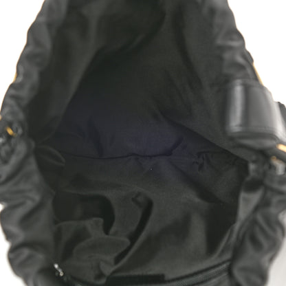 Givenchy Calfskin MC3 Drawstring Backpack Bag Black Gold 4 of 7