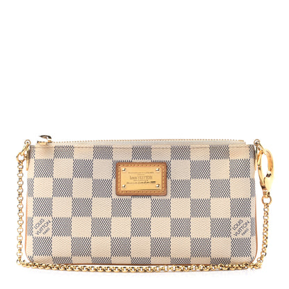 Louis Vuitton Damier Azur Pochette Milla MM 1 of 7