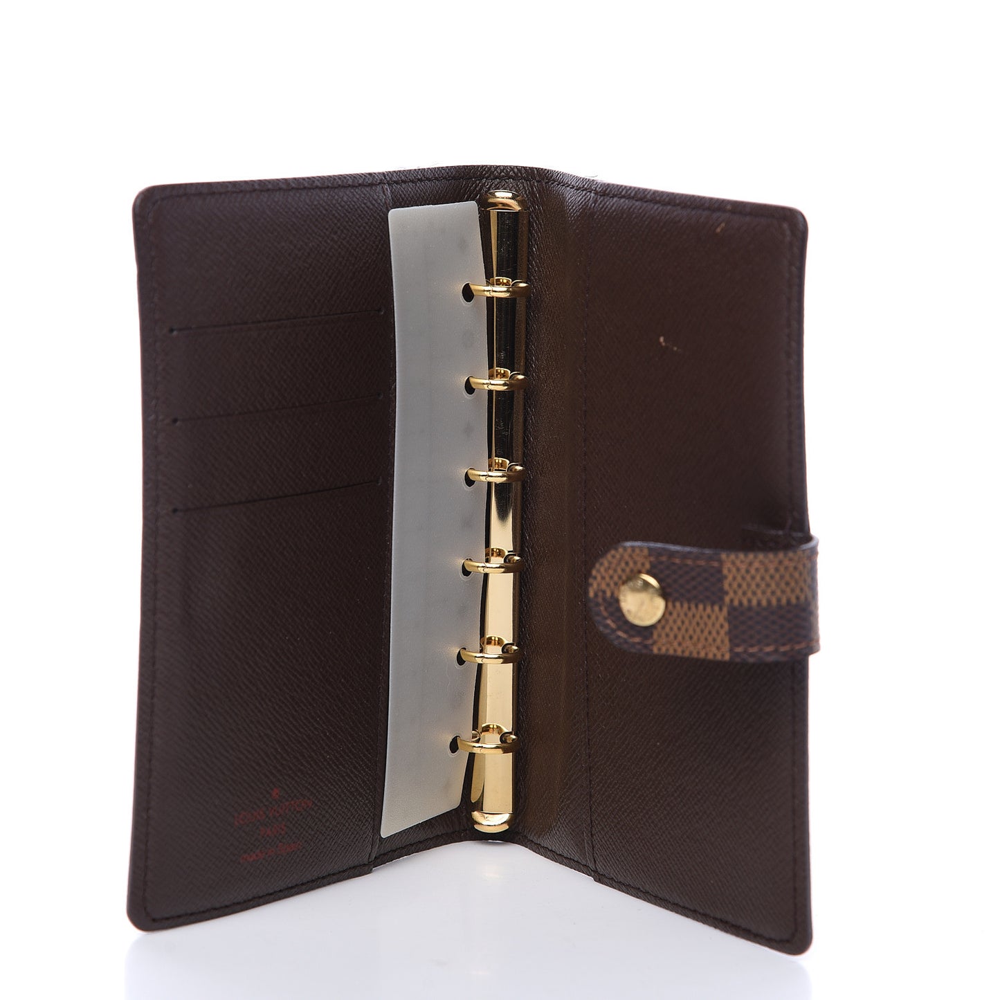 Damier Ebene Small Ring Agenda Cover