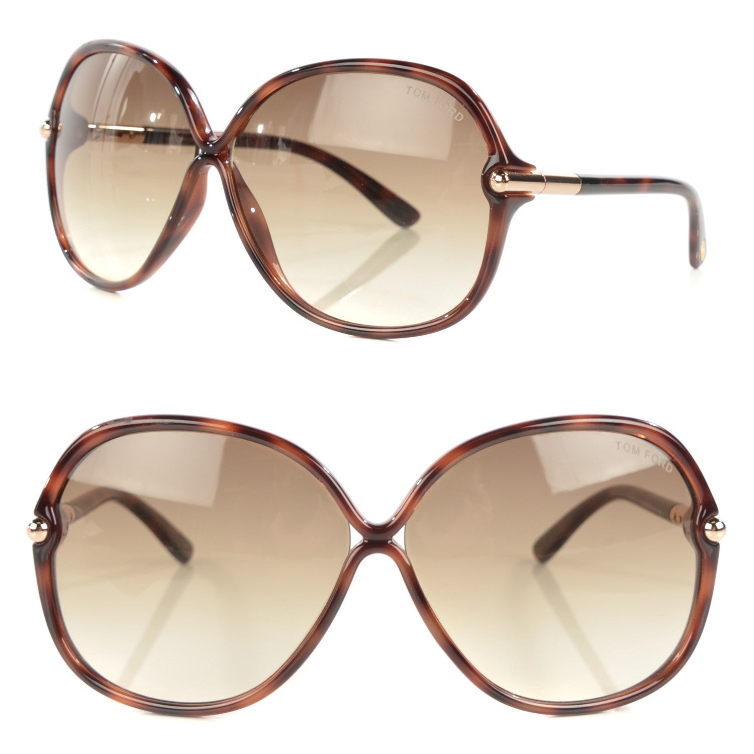Tom Ford Islay Crossover Sunglasses TF224 Brown 106172 – FASHIONPHILE