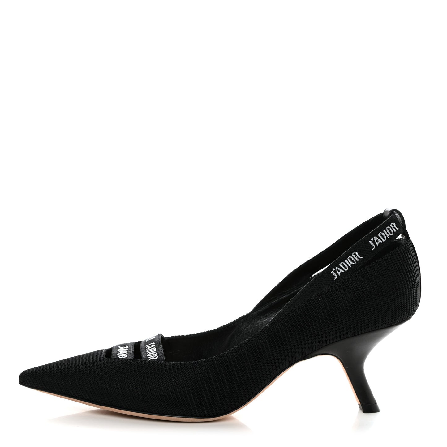 Technical Canvas J'Adior Ribbon Pumps 39.5 Black