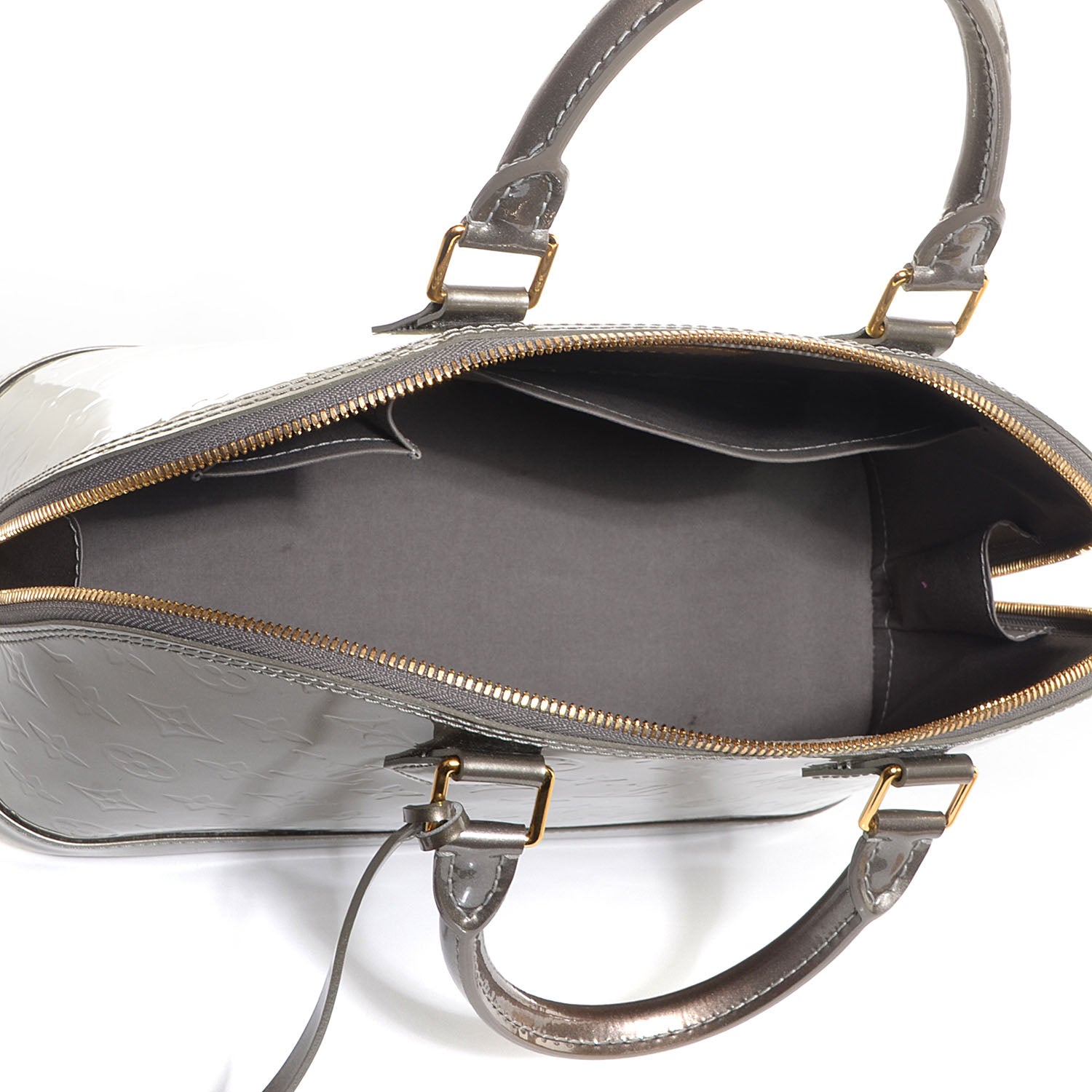 Louis Vuitton Vernis Alma PM Gris Art Deco 5 of 7