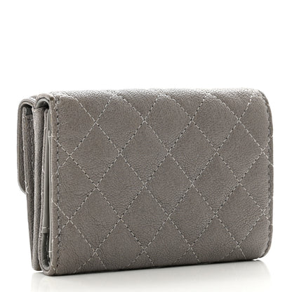 Chanel Caviar Quilted Small Boy Flap Wallet Grey 3 of 11